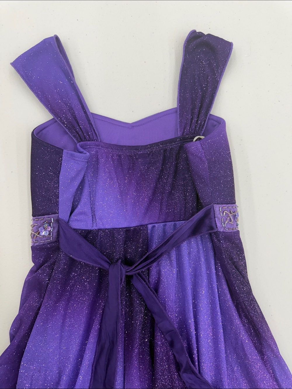 Speechless Purple Sparkle A-Line Formal Dress - Picture 5 of 5